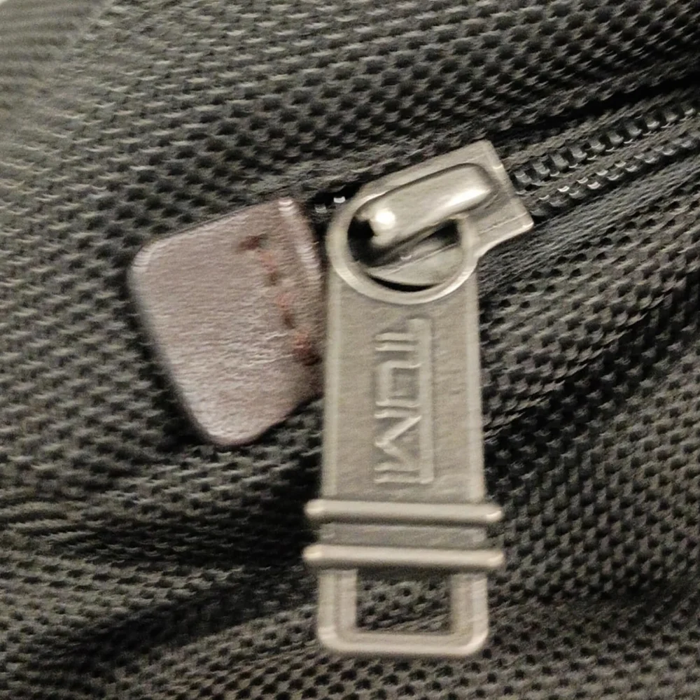 TUMI Alpha Nylon & Leather Briefcase‎ Black